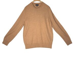 Brooks Brothers Camel Merino Wool Sweater XL